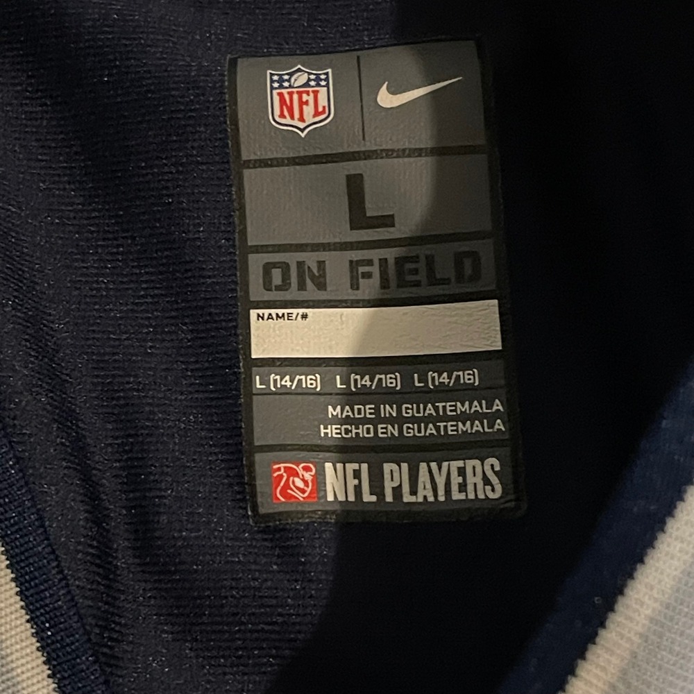 Dallas Cowboys Dez Bryant 88 Jersey Kids Large Nike 14/16 Navy Blue NFL On Field - Picture 3 of 11